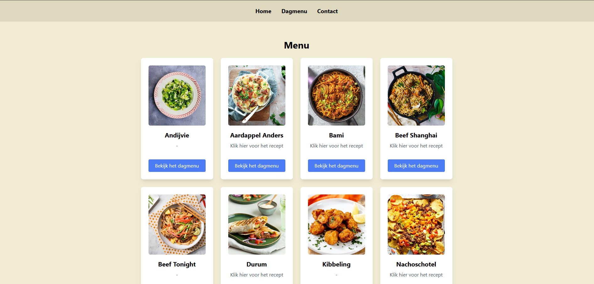 Dagmenu's